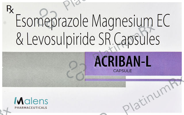 Acriban L 40/75mg Capsule SR 10s