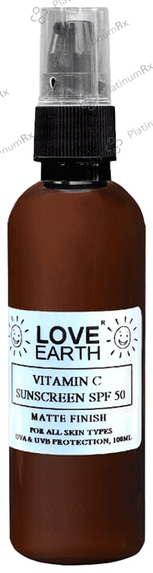 Love Earth Vitamin C Sunscreen SPF 50 Cream 100ml