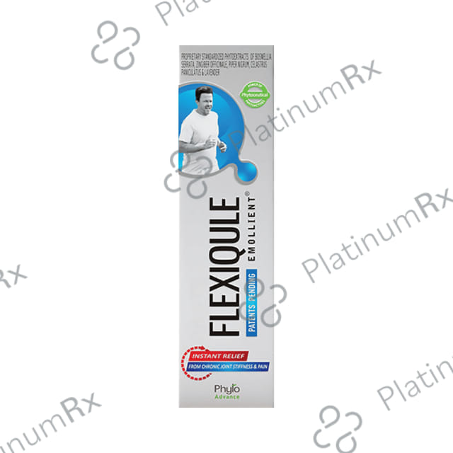 Flexiqule Emollient for Instant Relief from Chronic Joint Stiffness & Pain