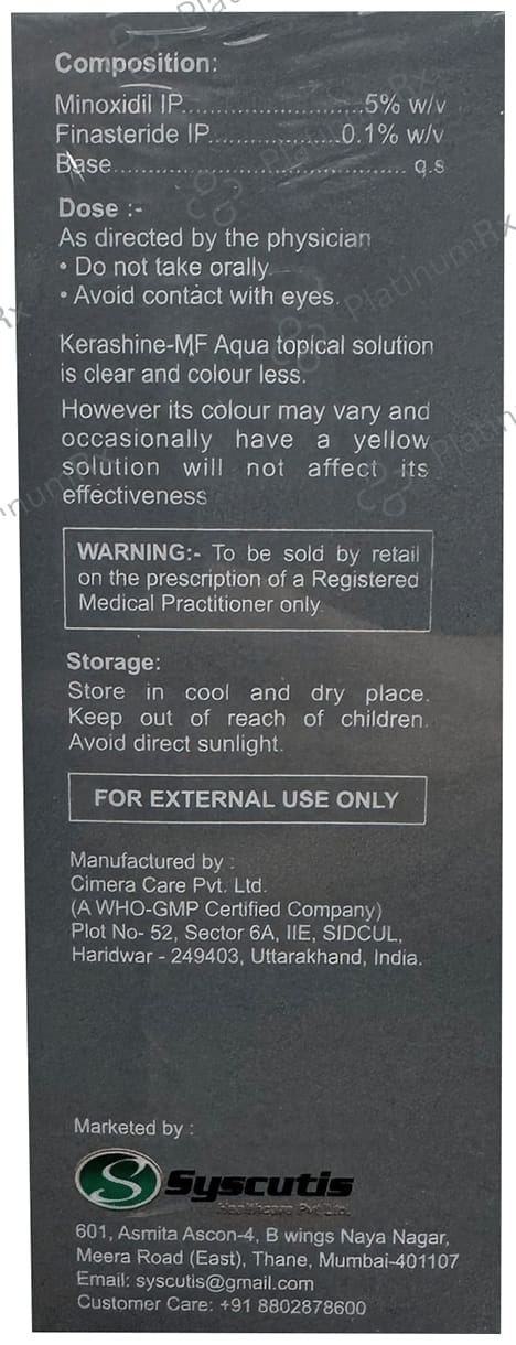 Kerashine MF Aqua Topical Solution 60ml