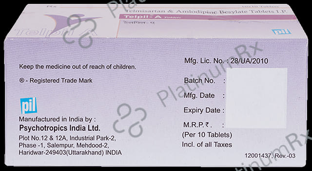 Telpil A 40/5mg Tablet 10s