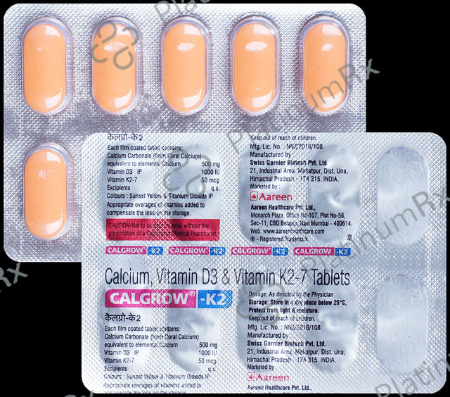 Calgrow K2 Tablet 10s