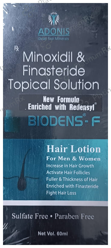 Biodens F Hair Lotion for Men & Women Solution 60ml