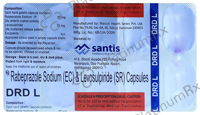 Drd L 75/20mg Capsule SR 10s