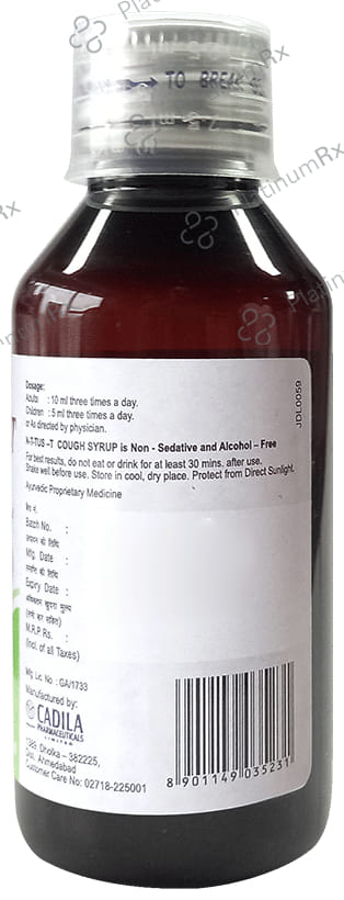 N-T-Tus -T Cough Syrup Menthol