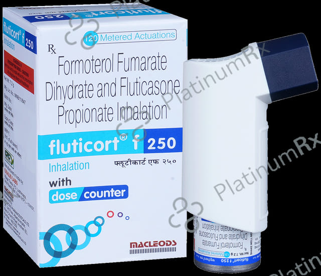 Fluticort F 6mcg/250mcg Inhaler 120MDI