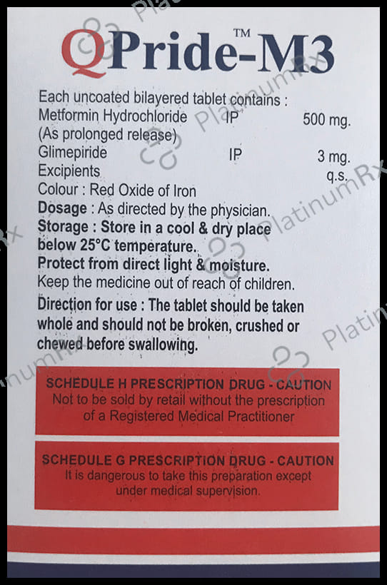 QPride M3/500mg Tablet PR 10s