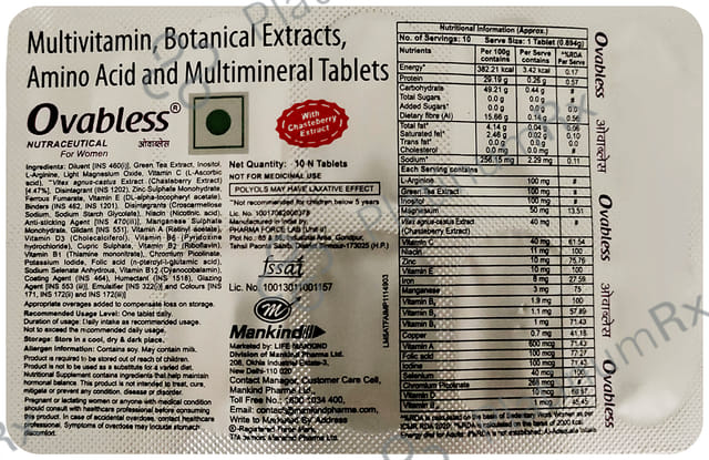 Ovabless Tablet 10s