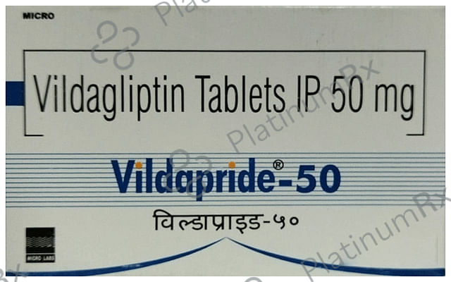 Vildapride 50mg Tablet 15s