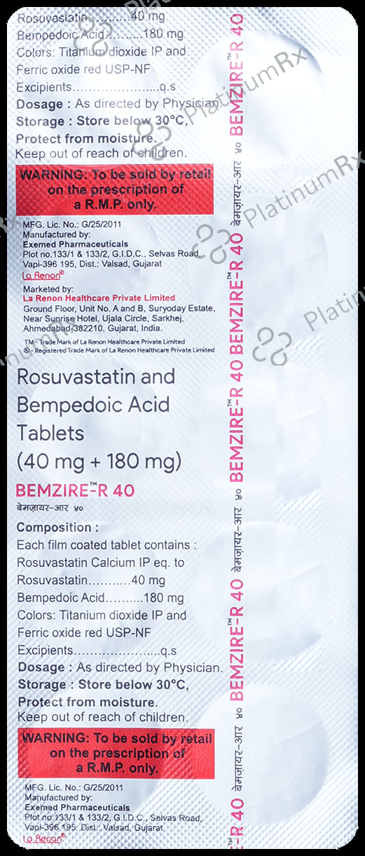 Bemzire R 40 Tablet