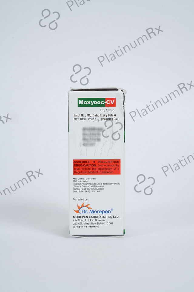 Moxydoc CV 200mg/28.5mg Syrup 30ml