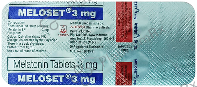 Meloset 3mg Tablet 10s
