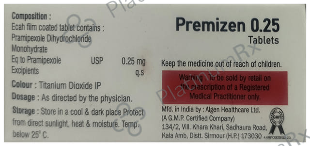 Premizen 0.25 Tablet