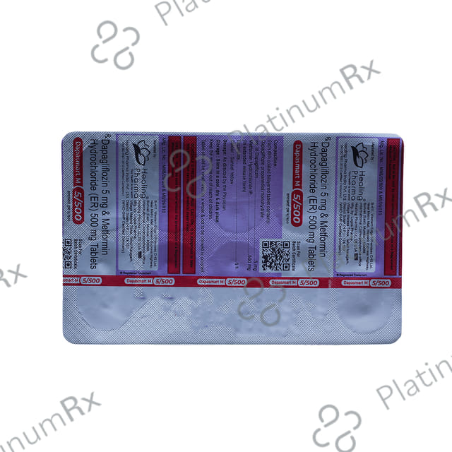 Dapasmart M 5/500mg Tablet ER 10s