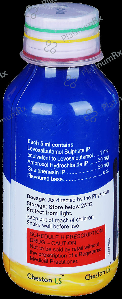 Cheston LS Syrup Sugar Free