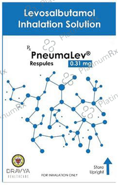 Pneumalev 0.31mg Respules 5X2.5ml