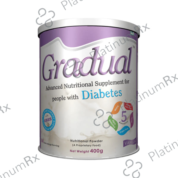 Gradual Diabetes Vanilla Powder 400gm