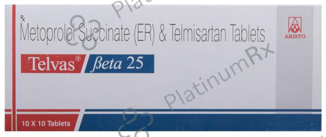 Telvas Beta 40/25mg Tablet ER 10s