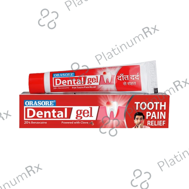 Orasore 20% Dental Gel 10gm