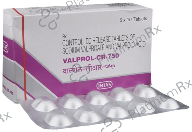 Valprol CR 750mg Tablet CR 10s