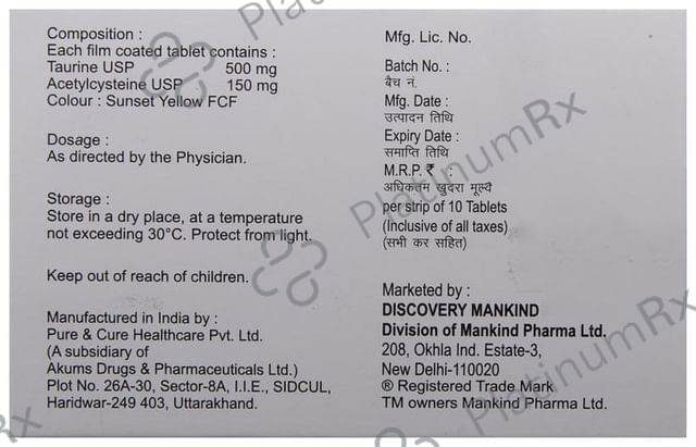 Nefrozon 150/500mg Tablet 10s