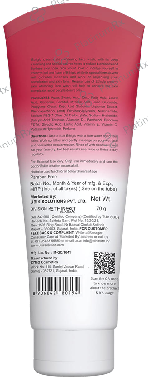 Ethiglo Skin Face Wash 70gm