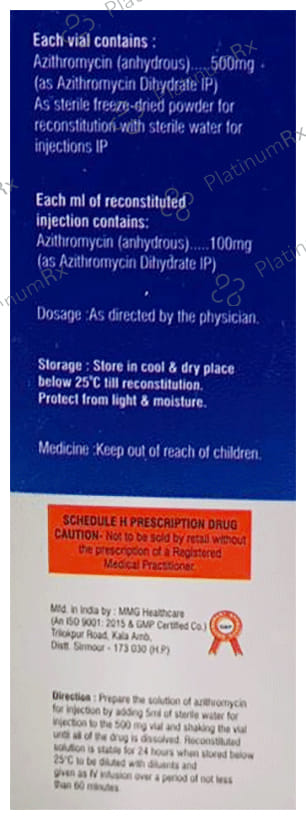 Azinolix 500mg Injection 1s