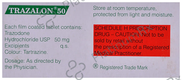 Trazalon 50mg Tablet 10s