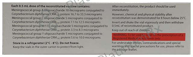Menveo Vaccine 1s