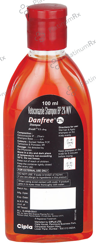 Danfree 2% Shampoo 100ml