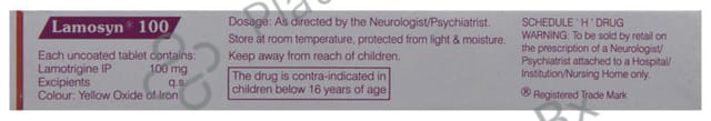 Lamosyn 100mg Tablet 10s