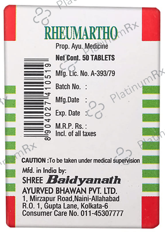 Baidyanath (Noida) Rheumartho Tablet