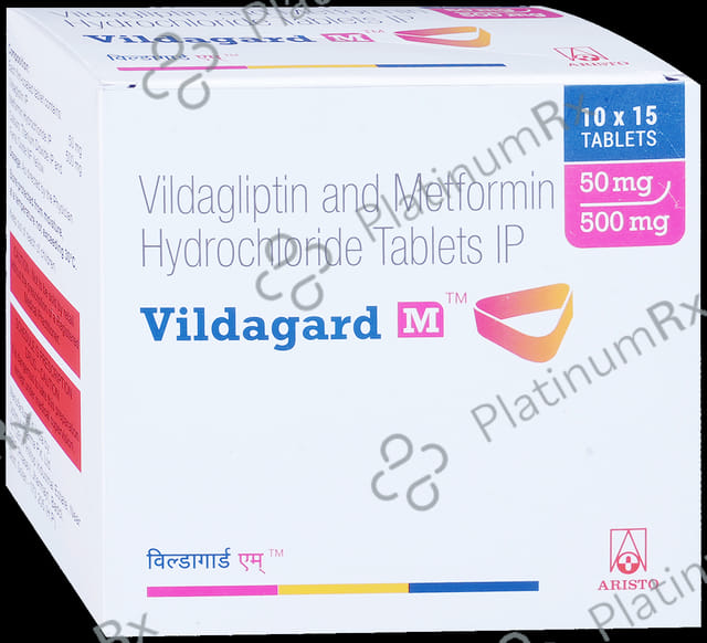 Vildagard M 500/50mg Tablet 15s