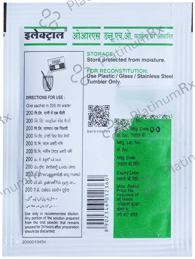Electral ORS Regular Flavour Powder 4.4gm