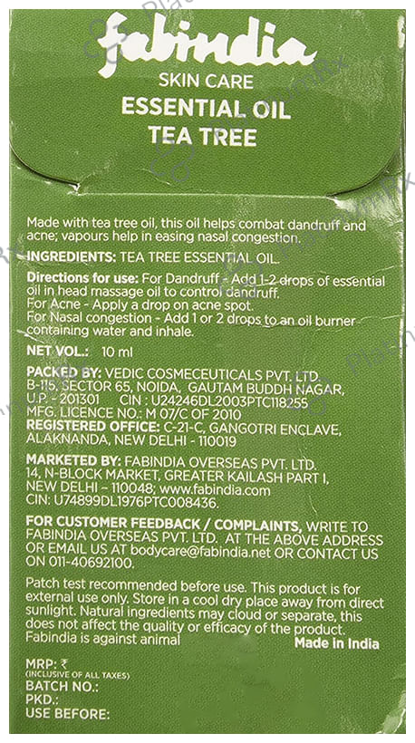 Fabindia Tea Tree Essential Oil