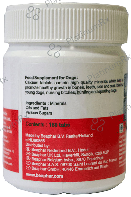 Beaphar Kalk Calcium Tablet 60 tablets