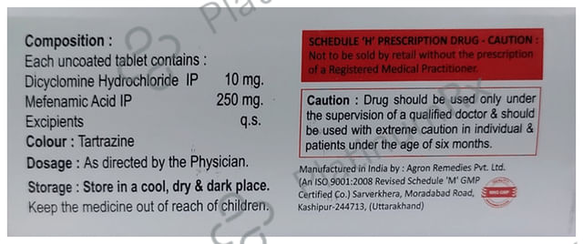 Advimef Spas 10/250mg Tablet 10s