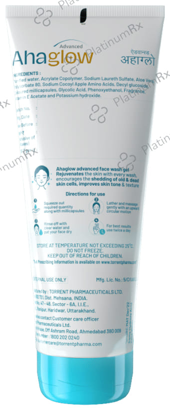 Ahaglow Advanced Skin Face Wash 200gm