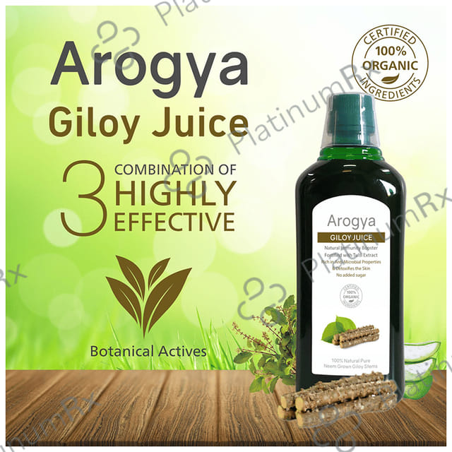 Arogya Giloy Juice (1ltr Each) 1 Bottle