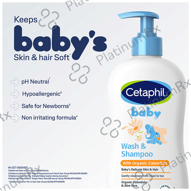 Cetaphil Baby Wash & Shampoo 400ml