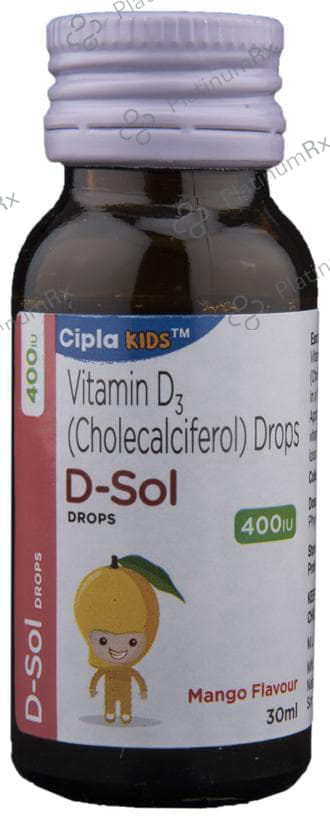 D Sol 400IU Mango Flavour Drop 30ml