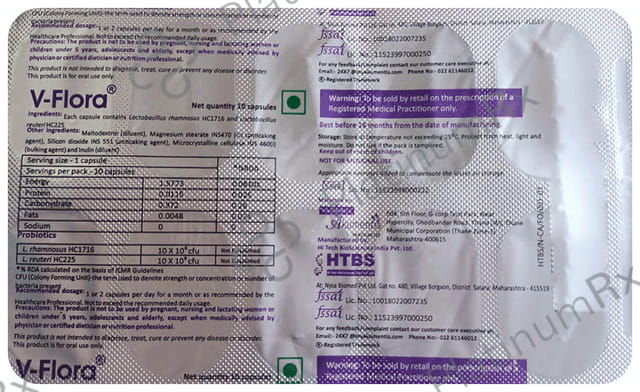 V Flora Probiotic Capsule 10s