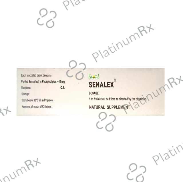 Biomart Senalex Tablet (30 Each) 1 Strip