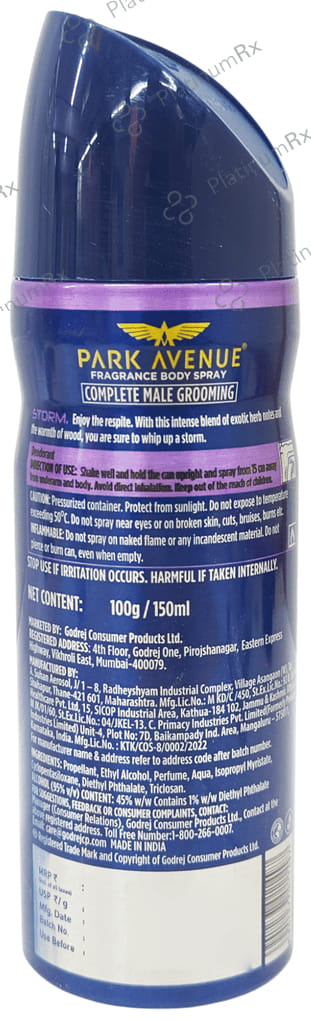 Park Avenue Storm Deo Liquid 100gm