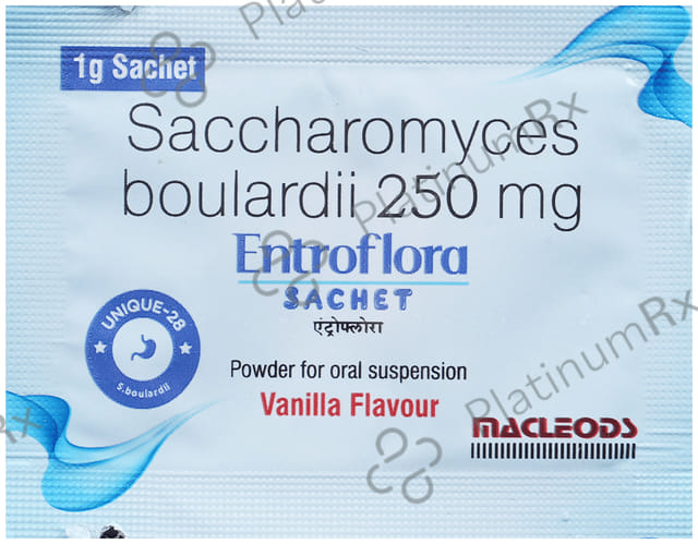 Entroflora 282.5mg Vanilla Sachet 1gm