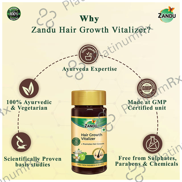 Zandu Hair Growth Vitalizer Capsule