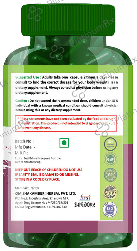 Purely Organics L-Glutathione Capsule