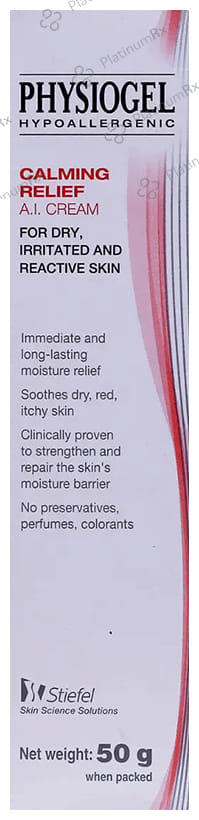 Physiogel Hypoallergenic Calming Relief AI Cream 50gm