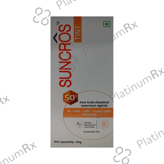 Suncros Tint Spf 50+ Gel 50gm