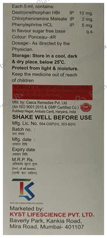 Kough-D Syrup Mix Fruit